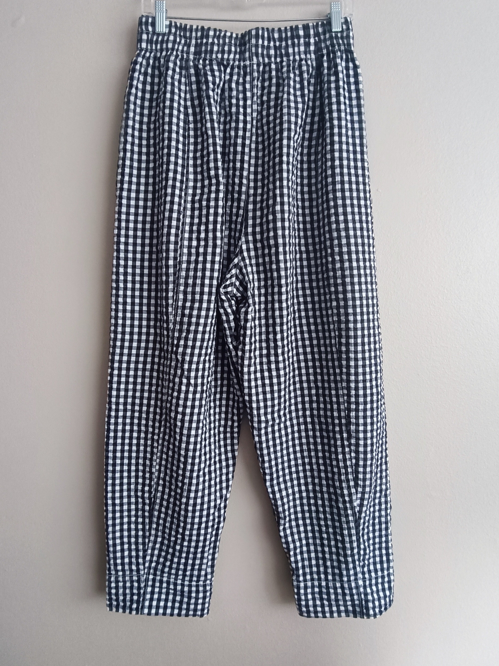 Free People Plaid Gingham Wide Leg Arc Pants Size M - Picture 5 of 13